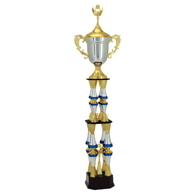 Imagem de TROFÉU GRANDE EM POLÍMERO METALIZADO - 100101-AZE