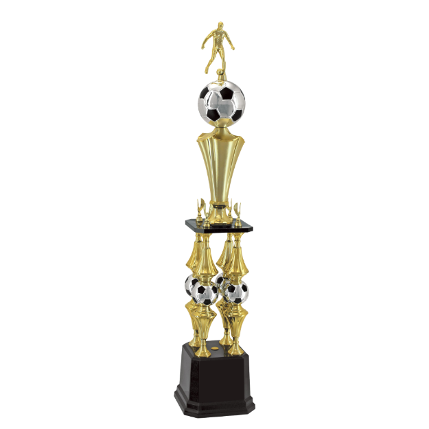 Imagem de TROFÉU GRANDE PARA FUTEBOL EM POLIMERO METALIZADO - 200472-PT