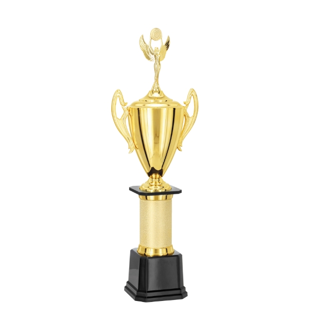 Imagem de TROFÉU MÉDIO TAÇA EM POLÍMERO METALIZADO - 84 CM - 300553-DOT