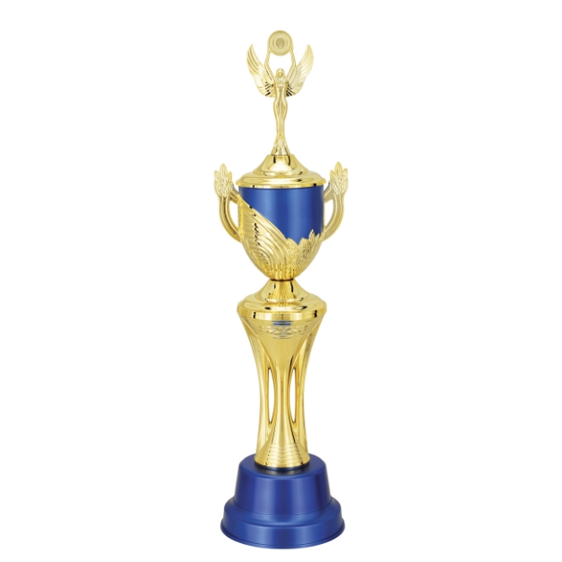 Imagem de TROFÉU MÉDIO TAÇA EM POLÍMERO METALIZADO - 81 CM - 300562-AZFA