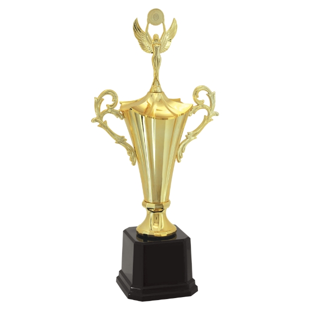 Imagem de TROFÉU MÉDIO TAÇA EM POLÍMERO METALIZADO - 67 CM - 400831-DO