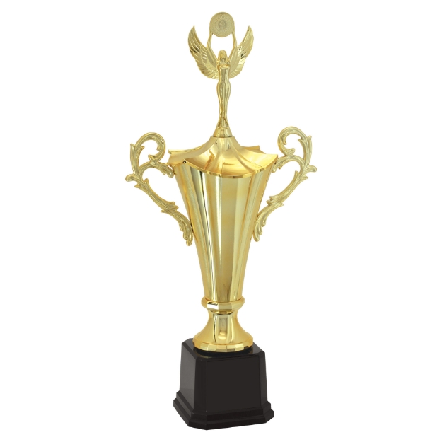 Imagem de TROFÉU MÉDIO TAÇA EM POLÍMERO METALIZADO - 65 CM - 400832-DO