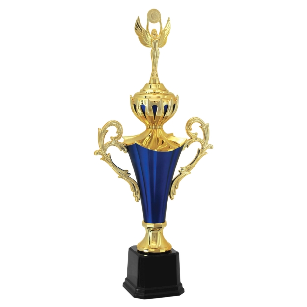 Imagem de TROFÉU MÉDIO TAÇA EM POLÍMERO METALIZADO - 63 CM - 400853-AZFA