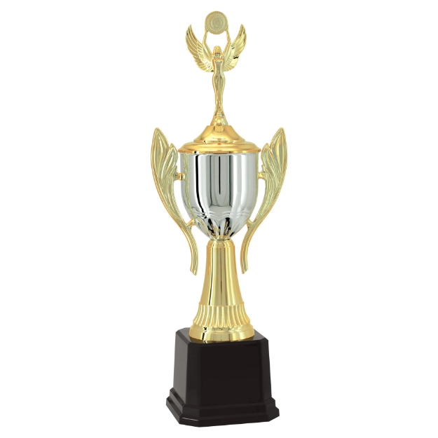 Imagem de TROFÉU MÉDIO TAÇA EM POLÍMERO METALIZADO - 69 CM - 401381-PD