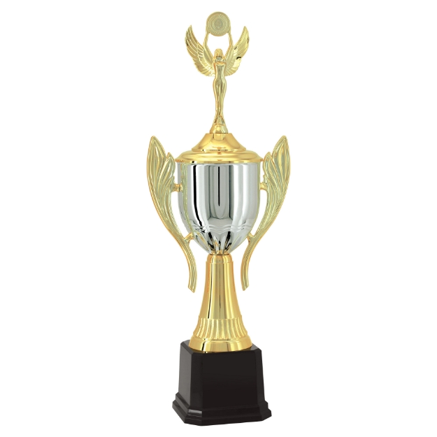 Imagem de TROFÉU MÉDIO TAÇA EM POLÍMERO METALIZADO - 65 CM - 401382-PD