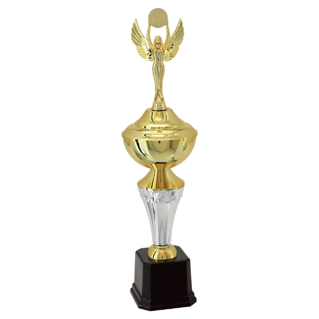 Imagem de TROFÉU MÉDIO COPA EM POLÍMERO METALIZADO - 49 CM - 401431-PD