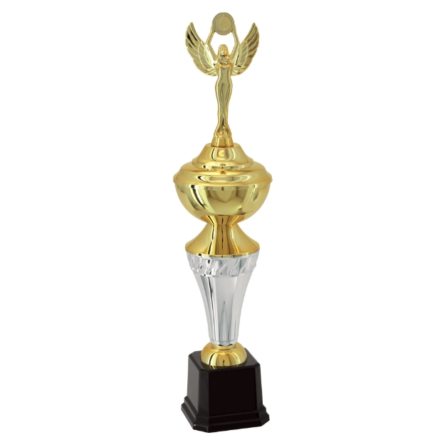 Imagem de TROFÉU MÉDIO COPA EM POLÍMERO METALIZADO - 44 CM - 401432-PD