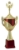Imagem de TROFÉU MÉDIO TAÇA EM POLÍMERO METALIZADO - 57 CM - 401502-VMFA