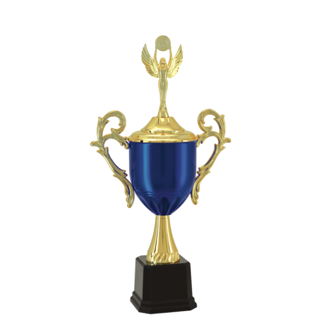 Imagem de TROFÉU MÉDIO TAÇA EM POLÍMERO METALIZADO - 54 CM - 401593-AZFA