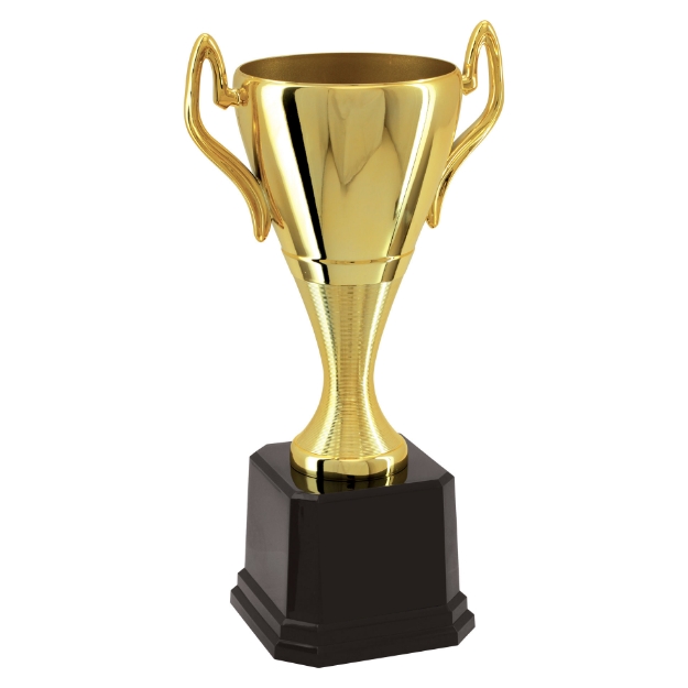 Imagem de TROFÉU MÉDIO TAÇA ABERTA EM POLÍMERO METALIZADO - 40 CM - 401625-DO