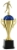 Imagem de TROFÉU MÉDIO TAÇA EM POLÍMERO METALIZADO - 64 CM - 401661-AZE
