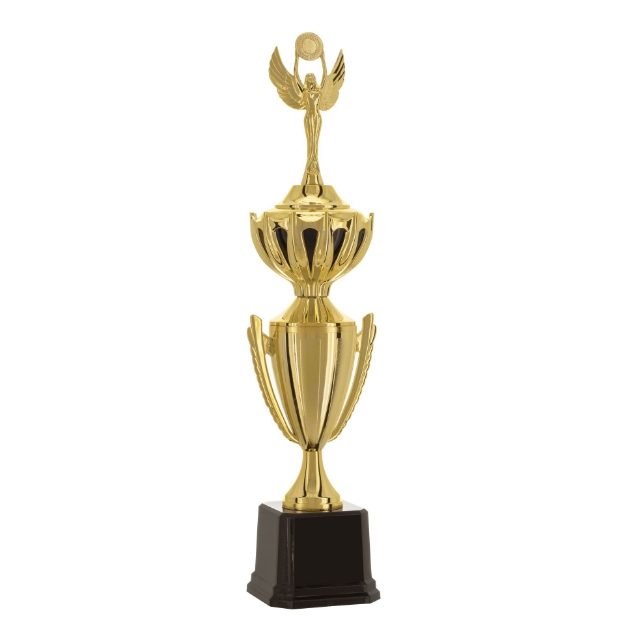 Imagem de TROFÉU MÉDIO TAÇA EM POLÍMERO METALIZADO - 60 CM - 401822-PT