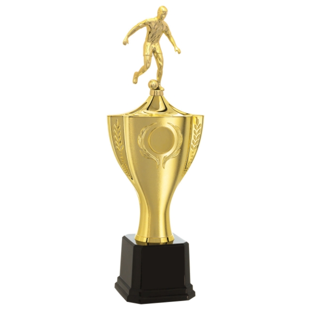 Imagem de TROFÉU MÉDIO TAÇA EM POLÍMERO METALIZADO - 58 CM - 401891-DO