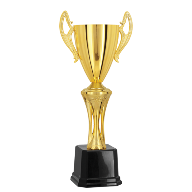 Imagem de TROFÉU MÉDIO TAÇA ABERTA EM POLÍMERO METALIZADO - 69 CM - 301316-DO