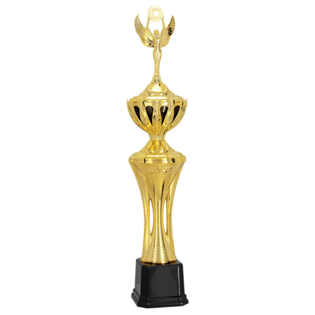 Imagem de TROFÉU MÉDIO EM POLÍMERO METALIZADO - 74 CM - 402431-DPT