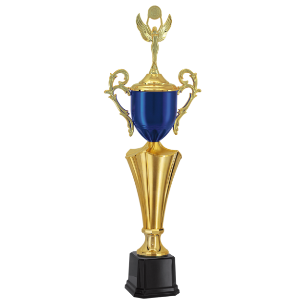Imagem de TROFÉU TAÇA MÉDIO EM POLÍMERO METALIZADO - 85 CM - 402471-AZFA