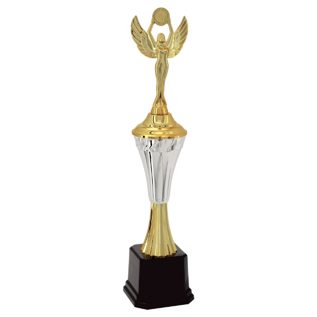 Imagem de TROFÉU PEQUENO EM POLÍMERO METALIZADO - 39 CM - 501111-PD