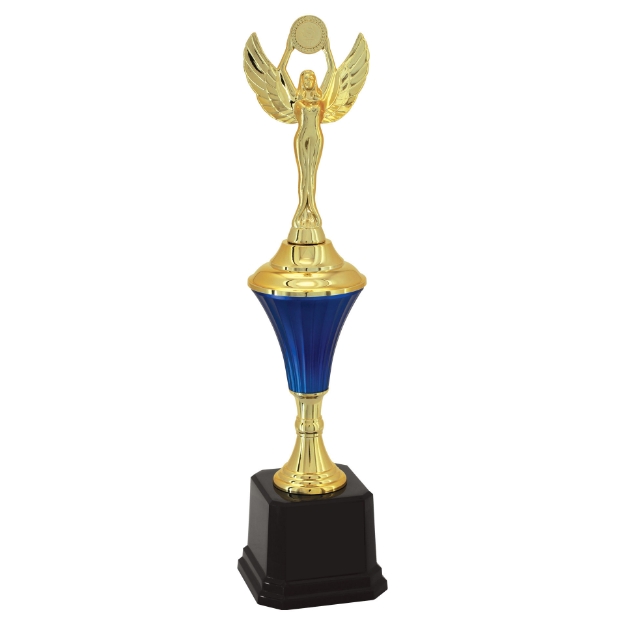 Imagem de TROFÉU PEQUENO EM POLÍMERO METALIZADO - 36 CM - 501161-AZFA