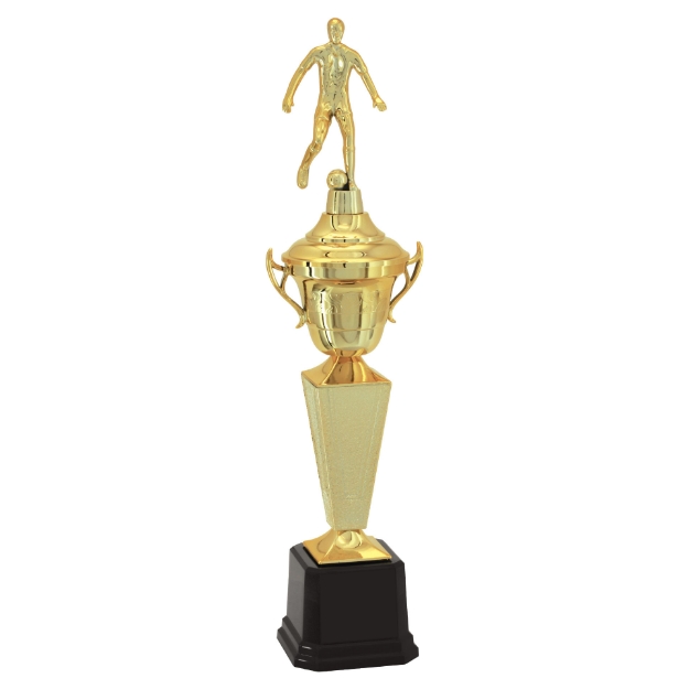 Imagem de TROFÉU TAÇA PEQUENO EM POLÍMERO METALIZADO - 41 CM - 501251-DOT
