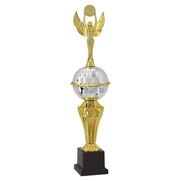 Imagem de TROFÉU PEQUENO EM POLÍMERO METALIZADO - 42 CM - 501352-PR