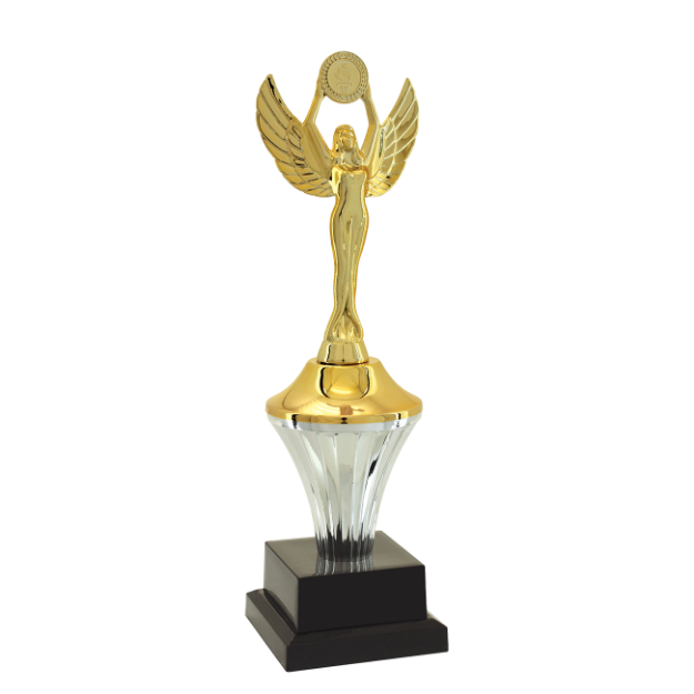 Imagem de TROFÉU PEQUENO EM POLÍMERO METALIZADO - 26 CM - 501363-PD