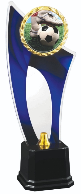 Imagem de TROFÉU COM PLACA DE ACRÍLICO E RAMO PERSONALIZÁVEL - 501721-AZ
