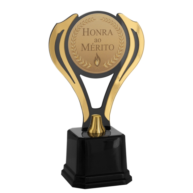 Imagem de TROFÉU COM PLACA DE ACRÍLICO E RAMO PERSONALIZÁVEL - 501952-DO