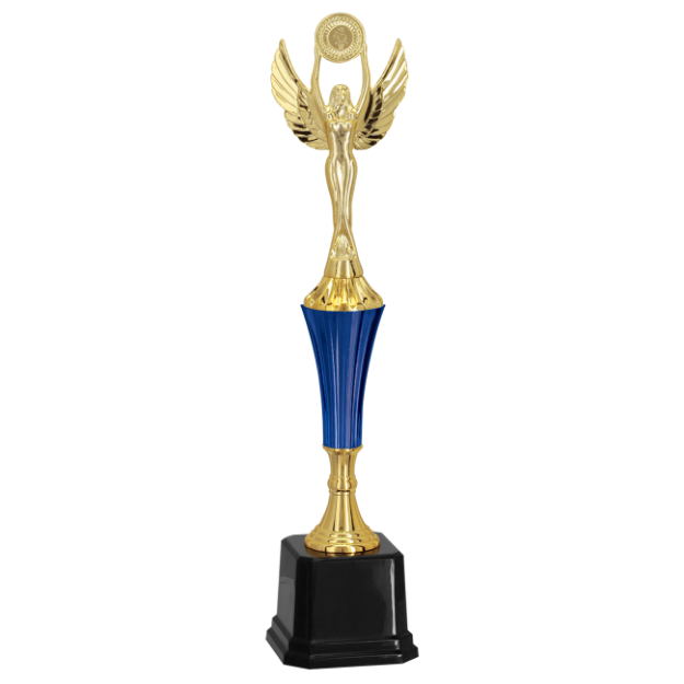 Imagem de TROFÉU PEQUENO EM POLÍMERO METALIZADO - 40 CM - 502231-AZE