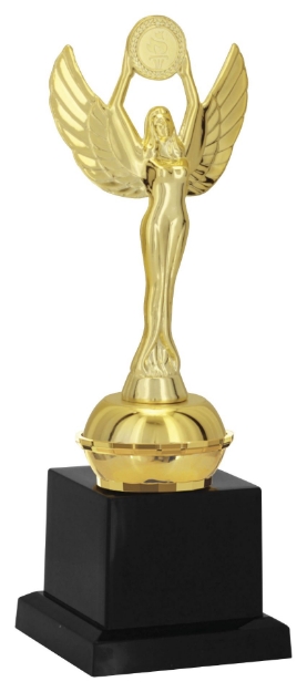 Imagem de TROFÉU BASE PARA TODAS AS MODALIDADES - 18 CM - COLOQUE A ESTATUETAS DESEJADA -  600032-DO