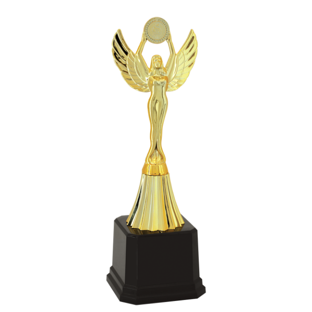 Imagem de TROFÉU BASE PARA TODAS AS MODALIDADES - 22 CM - COLOQUE A ESTATUETAS DESEJADA - 600102-DO