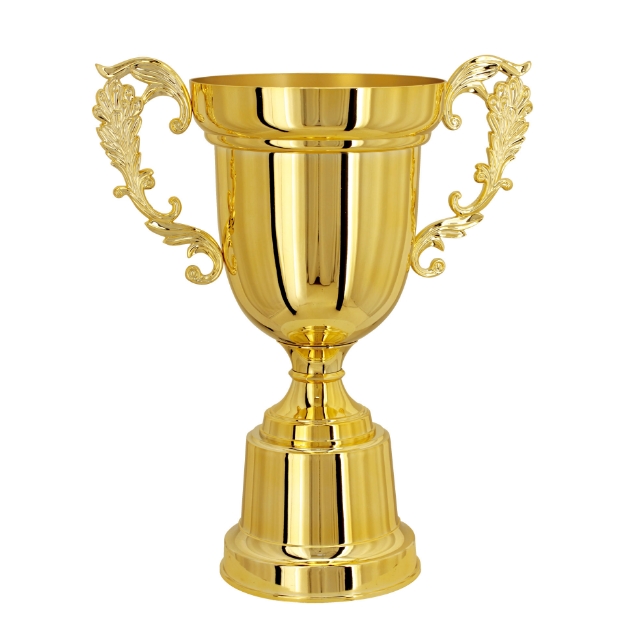 Imagem de TAÇA ABERTA DE TAMANHO GRANDE EM POLÍMERO METALIZADO - 700455-DO