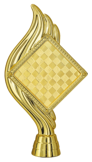 Imagem de FIGURA TABULEIRO XADREZ/DAMAS FTB-001-DO - 12,50 CM
