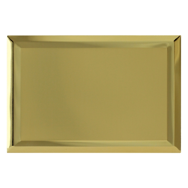 Imagem de PLACA DE HOMENAGEM DE ALUMÍNIO DOURADA COM BORDAS EM ALTO RELEVO - 16x12 CM - PL-DO-9316