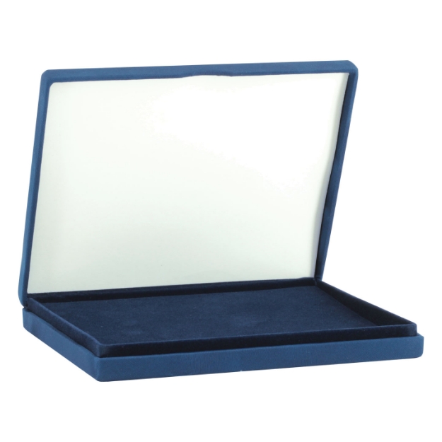 Imagem de ESTOJO PARA PLACA RETANGULAR DE 20X15 CM, COM REVESTIMENTO EM JERSEY - EJ-2015-AZ