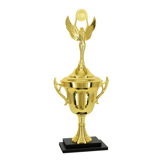 Imagem de TROFÉU PARA PREMIAÇÃO GERAL COM BASE DE MDF E TAÇA METALIZADA -PLM-671-DO
