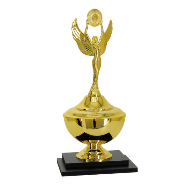 Imagem de TROFÉU PARA PREMIAÇÃO GERAL COM BASE DE MDF E TAÇA METALIZADA - PLM-682-DO