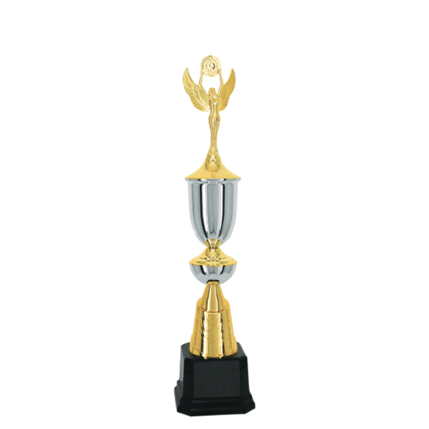 Imagem de TROFÉU MÉDIO PARA FUTEBOL EM POLÍMERO METALIZADO - 60 CM - 402583-PD