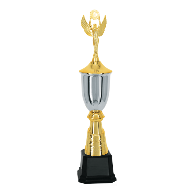 Imagem de TROFÉU MÉDIO PARA FUTEBOL EM POLÍMERO METALIZADO - 50 CM - 402593-PD