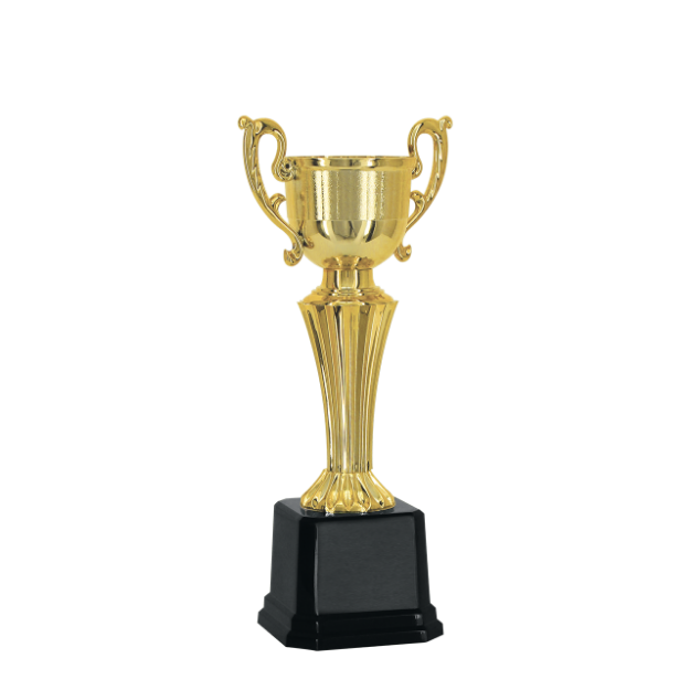 Imagem de TROFÉU PEQUENO EM POLÍMERO METALIZADO - 26 CM - 503065-DO