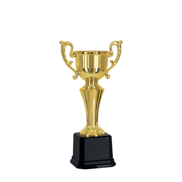 Imagem de TROFÉU PEQUENO EM POLÍMERO METALIZADO - 24 CM - 503066-DO