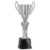 Imagem de TROFÉU MÉDIO TAÇA ABERTA EM POLÍMERO METALIZADO NA COR PRATA - 69 CM - 301316-PR