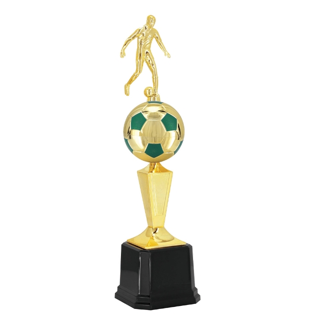 Imagem de TROFÉU MÉDIO PARA FUTEBOL EM POLÍMERO METALIZADO - 51 CM - 402402-VR
