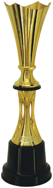 Imagem de TROFÉU MÉDIO COPA ABERTA EM POLÍMERO METALIZADO - 69 CM - 301145-DO