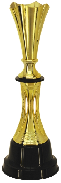 Imagem de TROFÉU MÉDIO COPA ABERTA EM POLÍMERO METALIZADO - 59 CM - 301146-DO