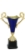 Imagem de TROFÉU MÉDIO TAÇA ABERTA EM POLÍMERO METALIZADO - 42 CM - 402687-AZFA