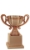Imagem de TROFÉU TAÇA ABERTA PEQUENO EM POLÍMERO METALIZADO - 15 CM - 504117-BZN