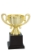 Imagem de TROFÉU TAÇA ABERTA PEQUENO EM POLÍMERO METALIZADO - 15 CM - 504057-DO