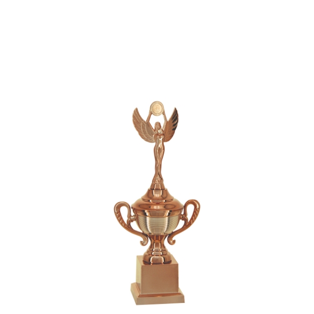 Imagem de TROFÉU TAÇA PEQUENO EM POLÍMERO METALIZADO - 31 CM - 504113-BZN