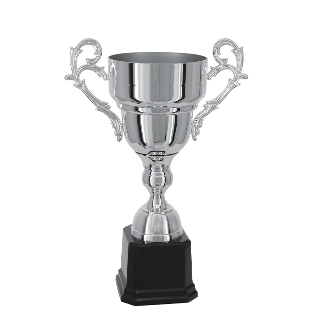 Imagem de TAÇA ABERTA DE TAMANHO MÉDIO EM POLÍMERO METALIZADO - 48 CM - 700826-PR