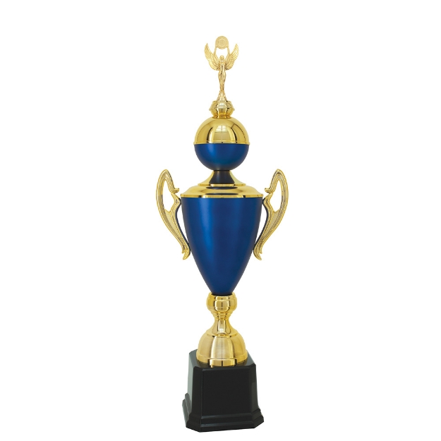 Imagem de TROFÉU MÉDIO TAÇA EM POLÍMERO METALIZADO - 90 CM - 301162-AZFA